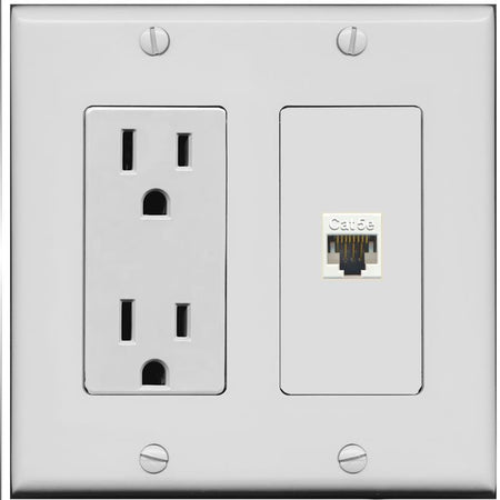 CAT5E Wall Plate [Gray]