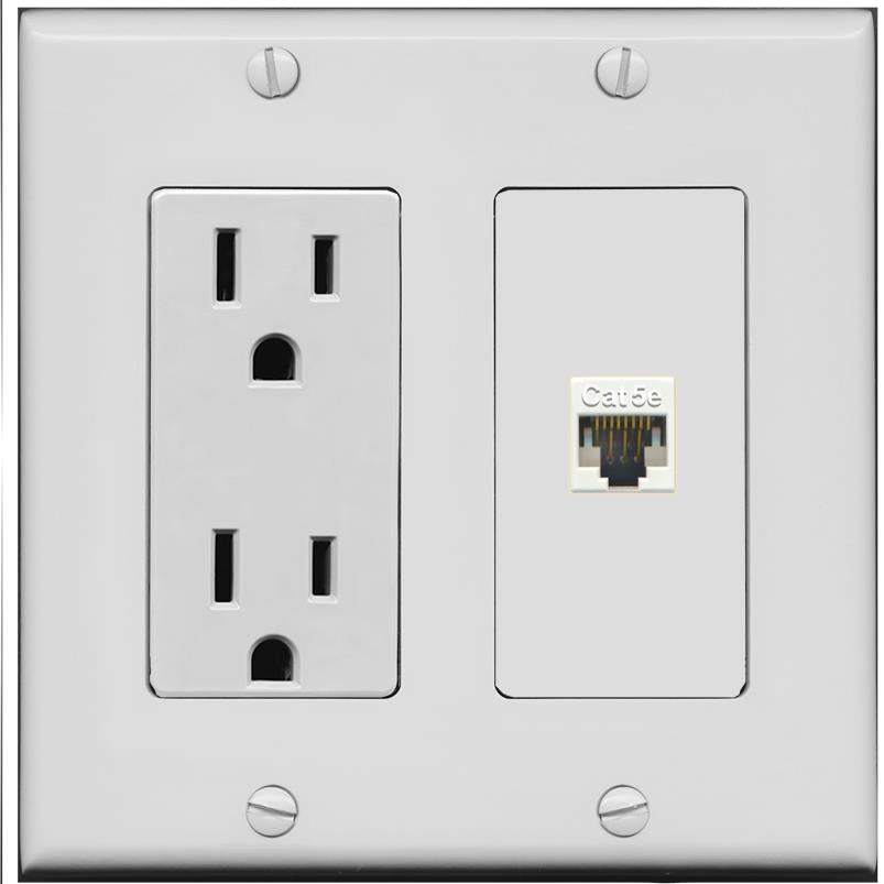 CAT5E Wall Plate [Gray]