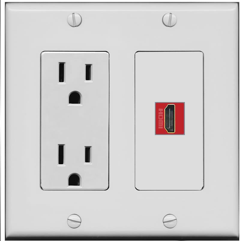 HDMI-RED Wall Plate [Gray]