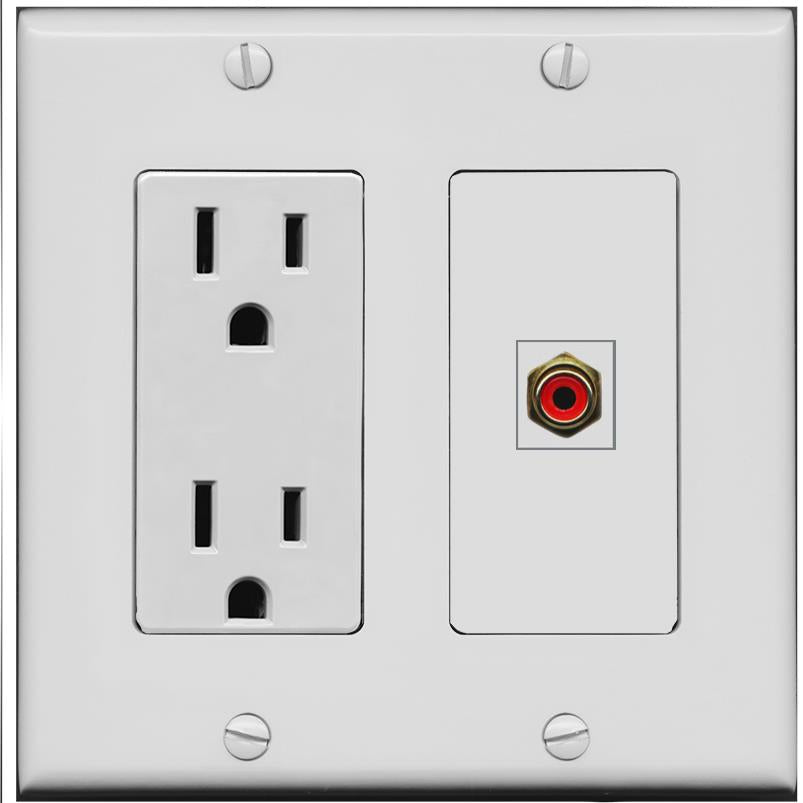 RCA-RED Wall Plate [Gray]