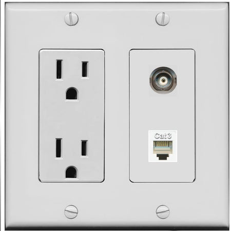 BNC PHONE Wall Plate [Gray]