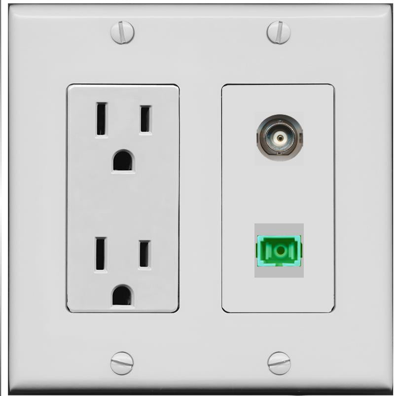 BNC SC-APC-SX Wall Plate [Gray]