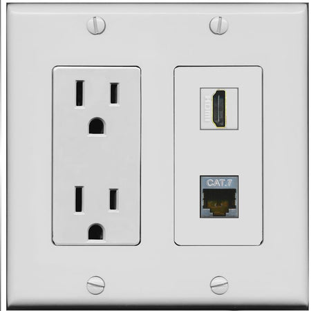 CAT7 HDMI Wall Plate [Gray]