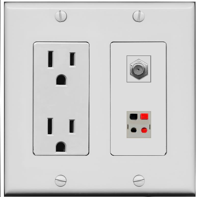COAX SPEAKER Wall Plate [Gray]