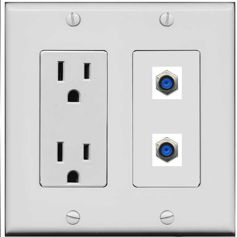 2 F81 Wall Plate [Gray]