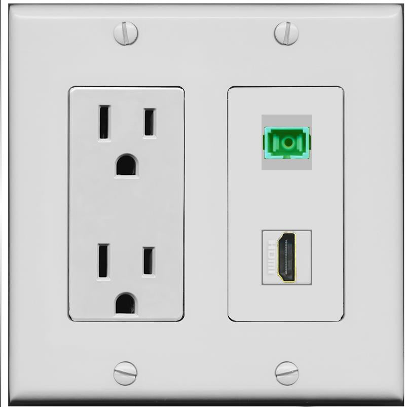 HDMI SC-APC-SX Wall Plate [Gray]