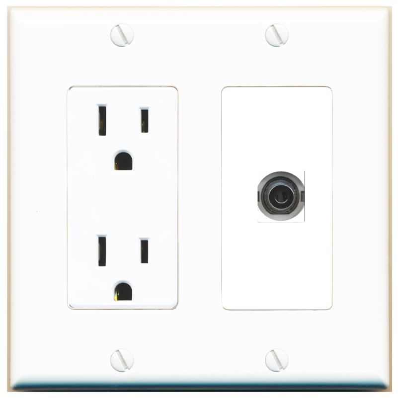 3.5mm Wall Plate [White]