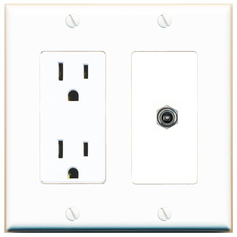 DC-POWER Wall Plate [White]