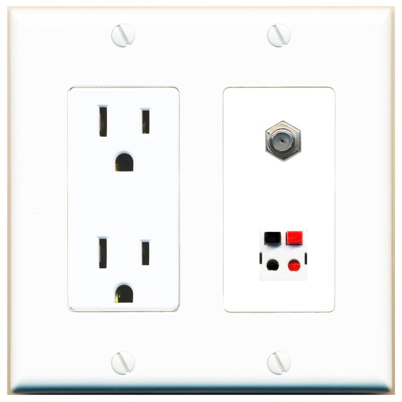 COAX SPEAKER Wall Plate [White]