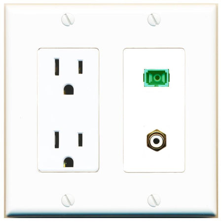 RCA-WHITE SC-APC-SX Wall Plate [White]
