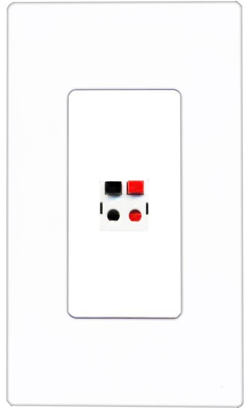 RiteAV SPEAKER Wall Plate Screwless [White]