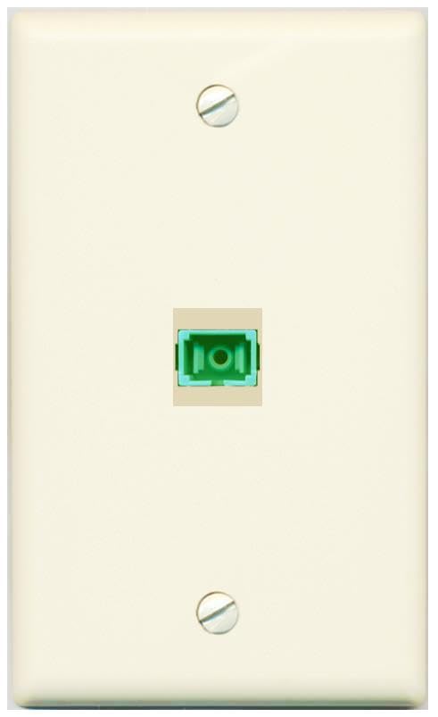 RiteAV SC-APC-SX Wall Plate Flat/Solid [Light-almond]