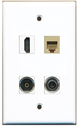 RiteAV - Cavo coassiale TV a 1 porta tipo F e 1 porta telefono RJ11 RiteAV - Cavo coassiale TV a 1 porta tipo F e 1 porta telefono RJ11