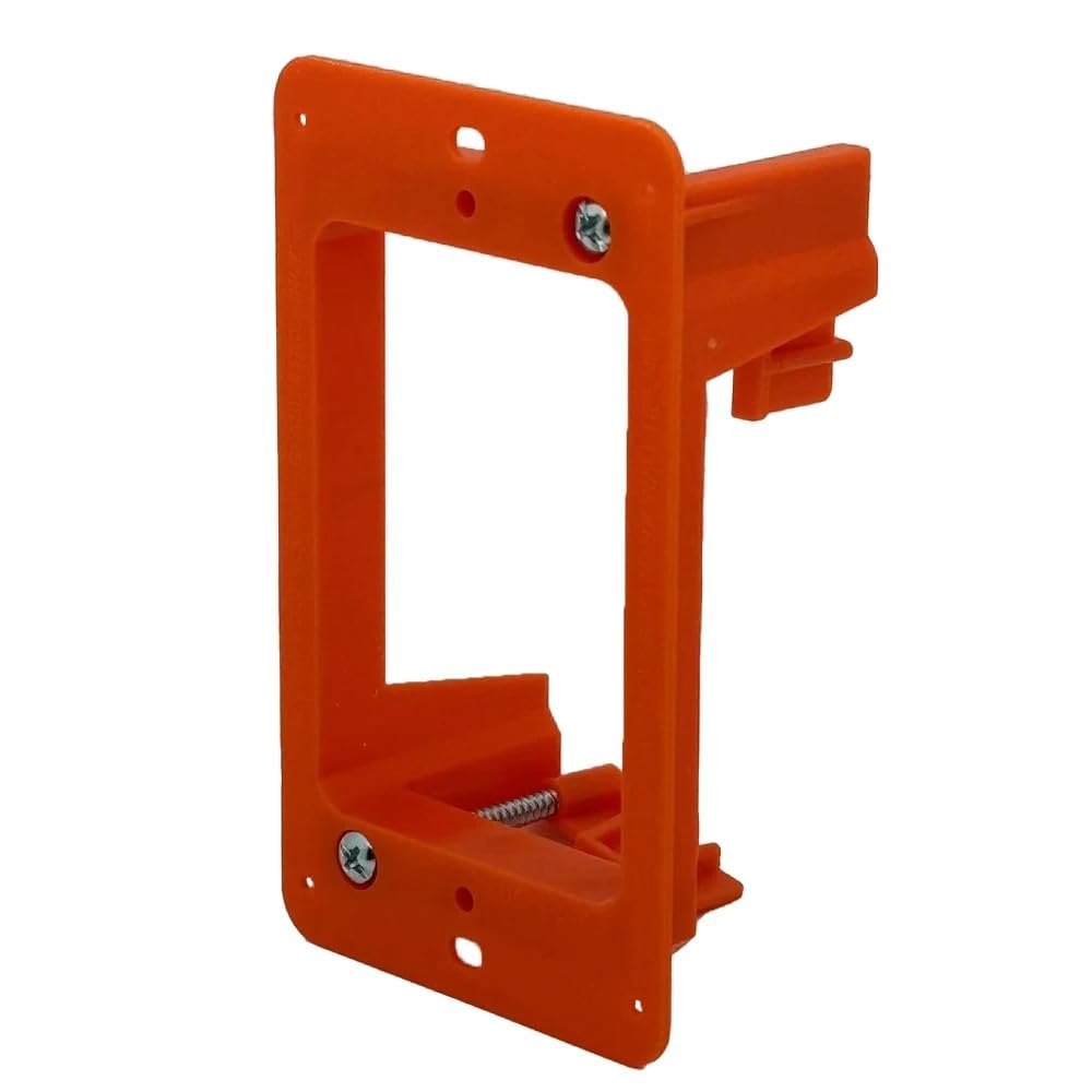 RiteAV Orange Low Voltage Mounting Brackets to Mount Wall Plates [1 Unit]