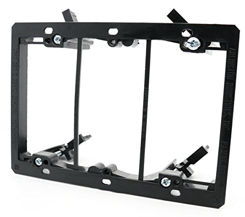 RiteAV Mounting Bracket 3 Gang Wall Plates