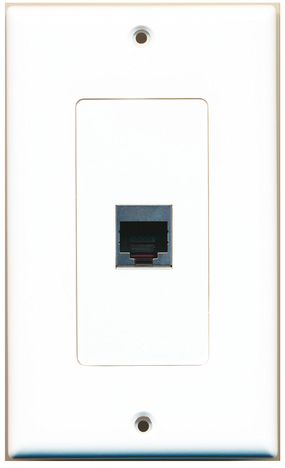 RiteAV 1 Port RJ45 Shielded Wall Plate OVERSIZED