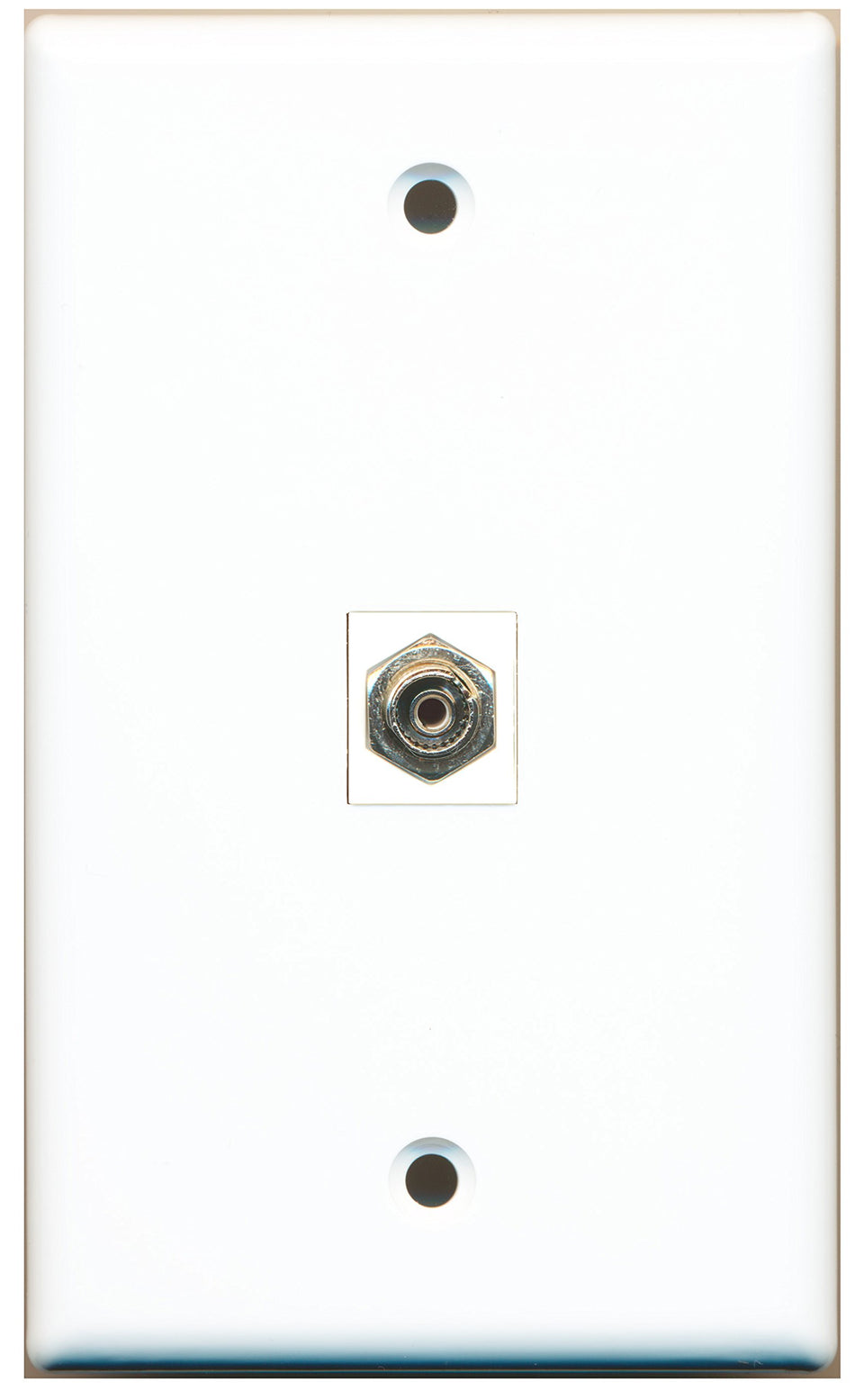 RiteAV - 1 Port Fiber FC Simplex Wall Plate - Bracket Included