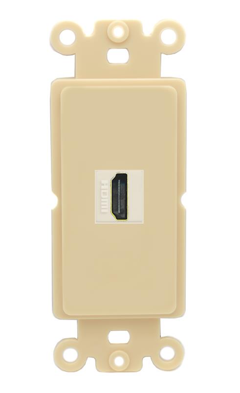 RiteAV HDMI Wall Plate 1 Port - Rocker [Ivory/Ivory]
